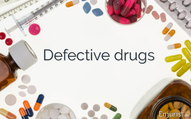 Who is responsible for defective drugs?