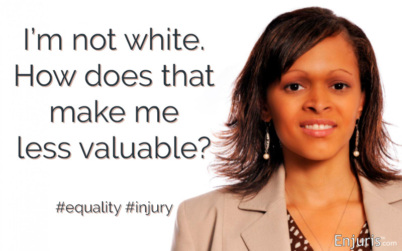 Race used in personal injury settlements