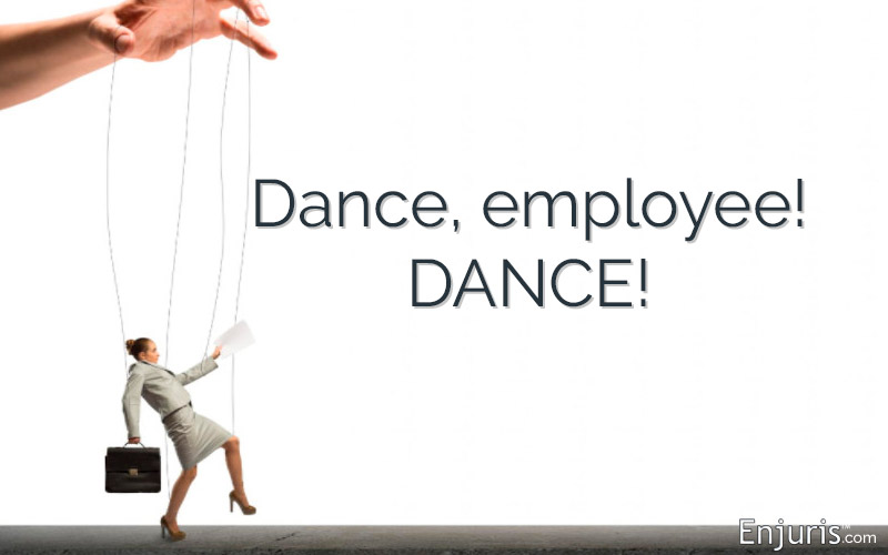 Dance, employee! DANCE!