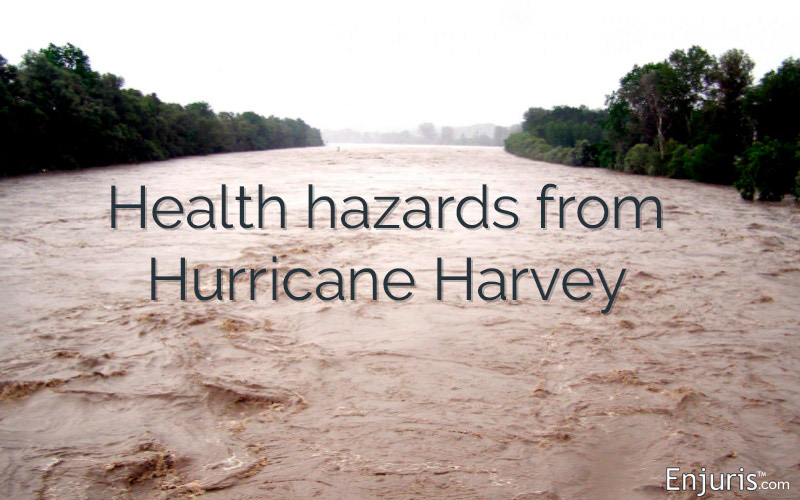 Health hazards from Hurricane Harvey
