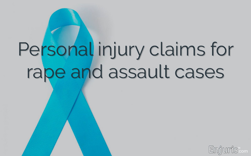 Personal injury claims for rape and assault cases