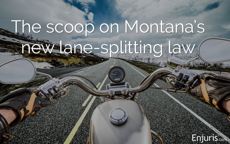 Lane splitting in Montana