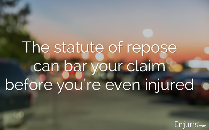 Statutes of repose in the United States