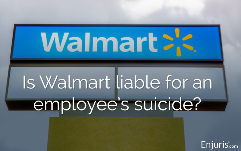 walmart worker suicide lawsuit