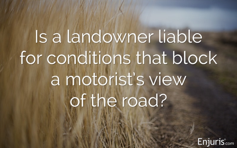 Landowner liability in Indiana