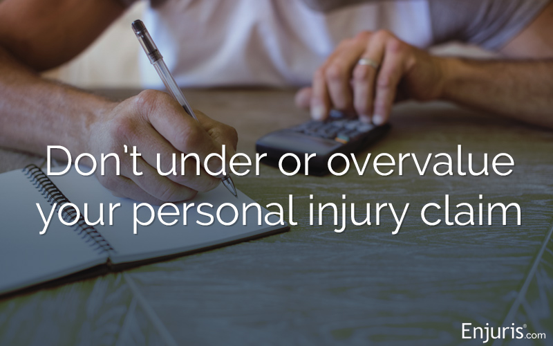 Calculate the value of your personal injury lawsuit