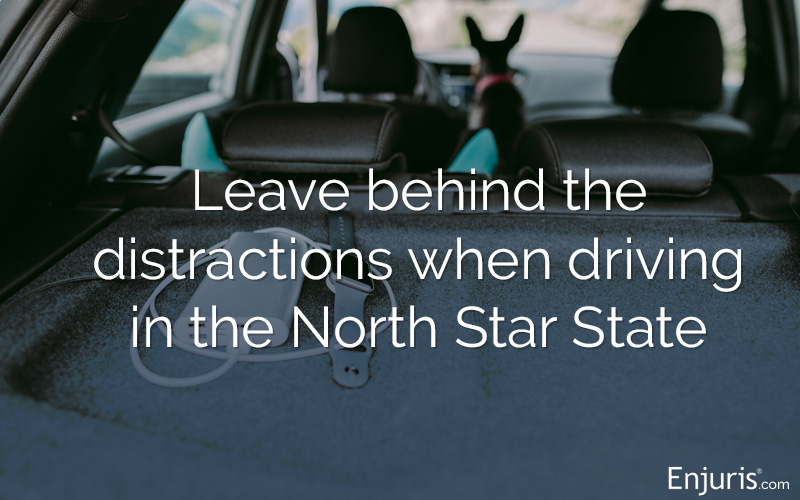 Guide to Minnesota’s Distracted Driving Laws & Car Accident Liability