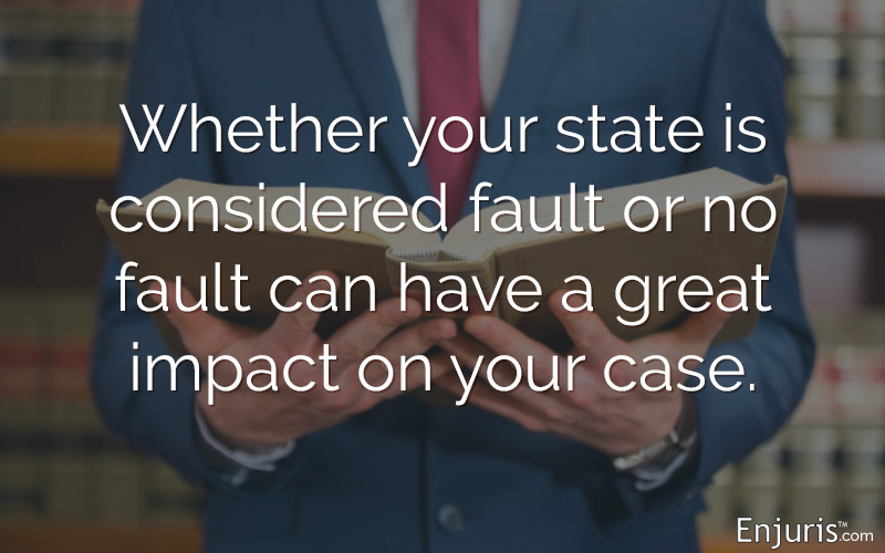 Fault vs. No Fault in a Personal Injury Case