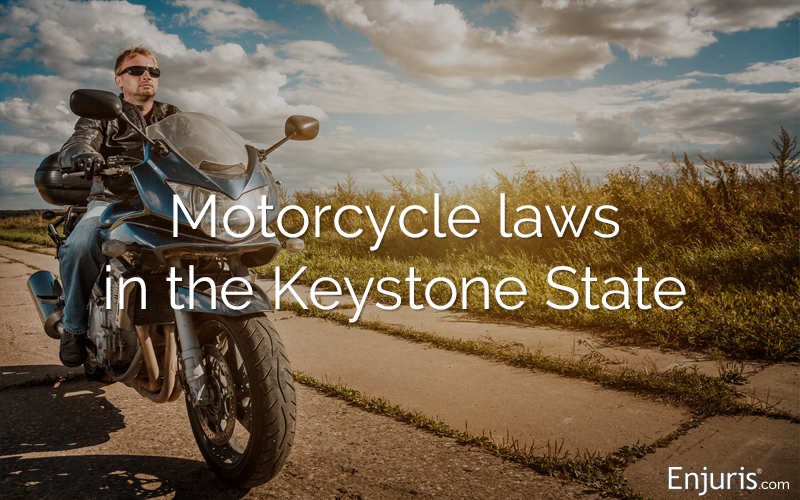 Pennsylvania motorcycle accidents and laws