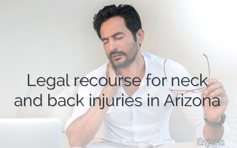 Neck and back pain injuries in Arizona