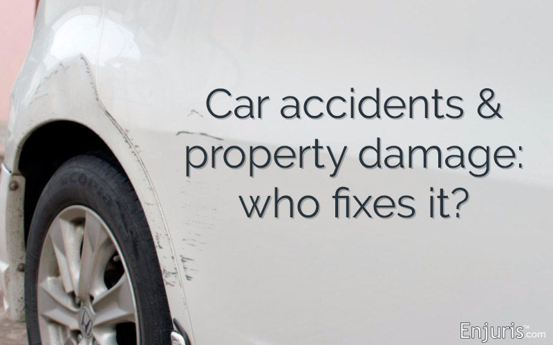 Car Accidents & Property Damage: Who Fixes It?