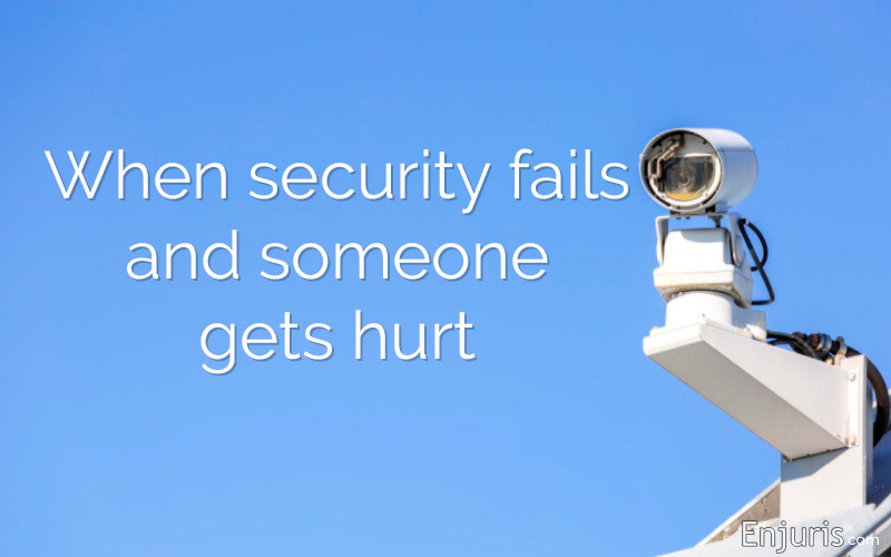 CCTV security camera guard negligent