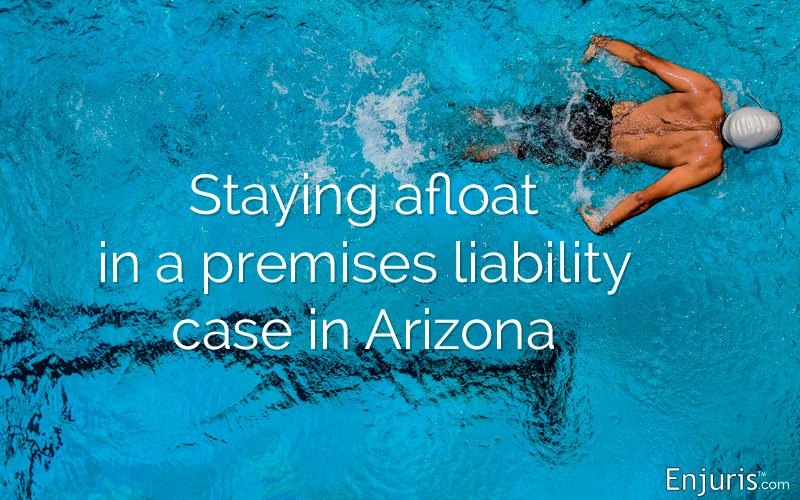 Swimming pool accident liability in Arizona