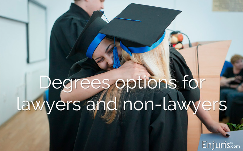 Law degree options for lawyers and non-lawyers