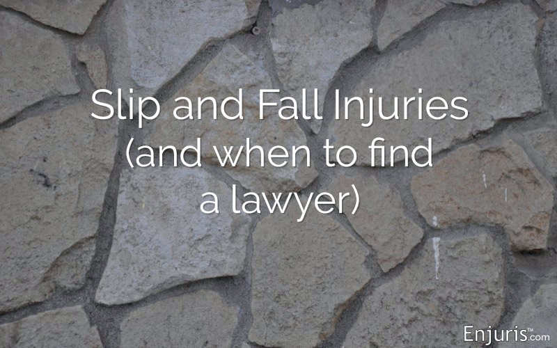Slip and Fall statistics (plus when to find a lawyer)