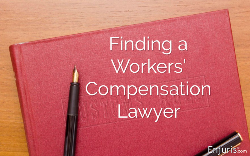 Finding a Workers' Comp Lawyer  - from Enjuris.com, a personal injury attorney directory