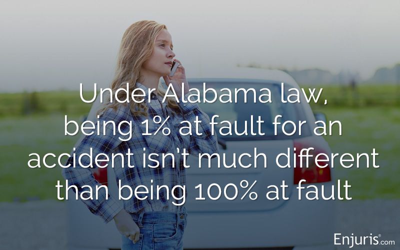 Alabama Negligence & Contributory Fault Laws