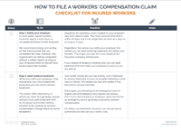 Workers' Comp Checklist PDF
