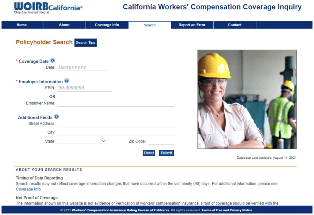 Workers Compensation Insurance Rating Bureau