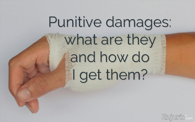 Are punitive damages available in a personal injury lawsuit?