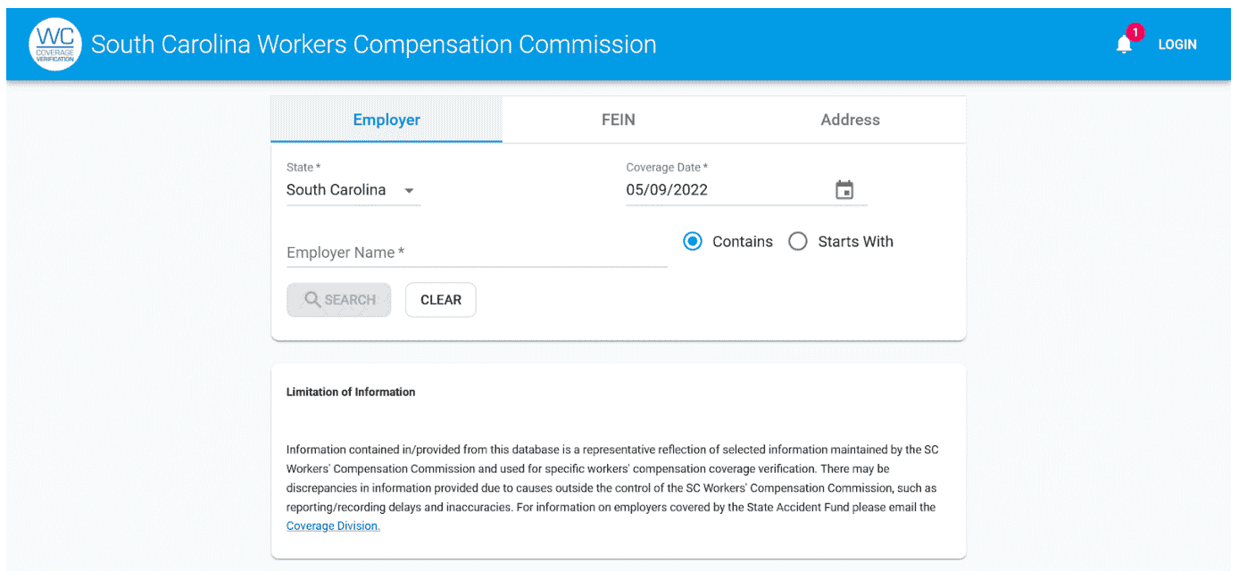 SC workers' compensation commission