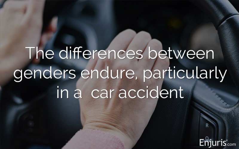 Women Are More Likely Than Men To Be Severely Injured in a Car Accident