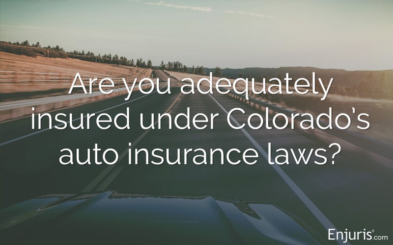 Colorado car insurance requirements