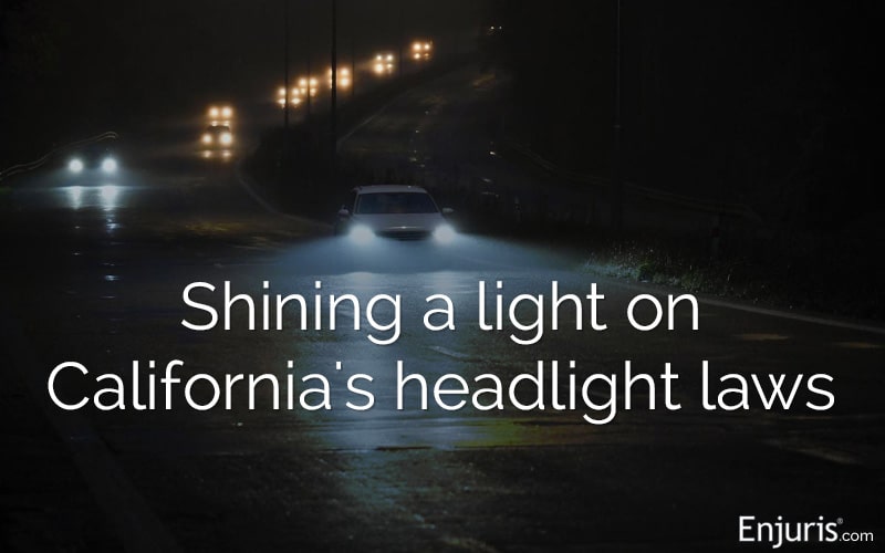 California Headlight Laws and Penalties