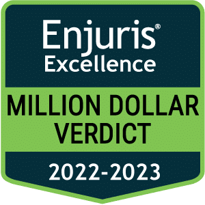 Enjuris excellence Million dollar verdict badge
