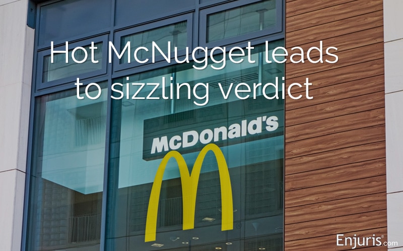 McDonald’s Chicken McNugget injury leads to verdict