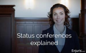 Definition of a status conference