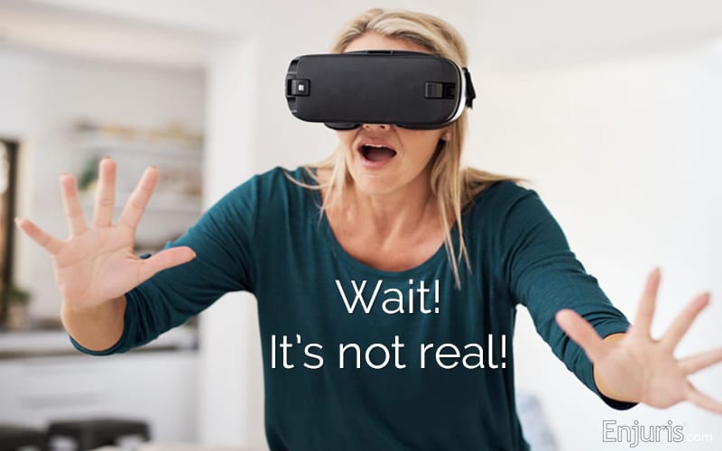 Virtual reality injuries