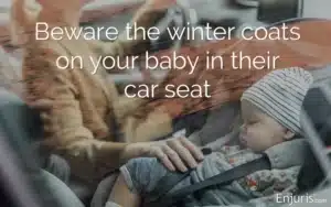 Bulky coats car seats