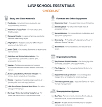 How to Use This Law School Essentials Checklist